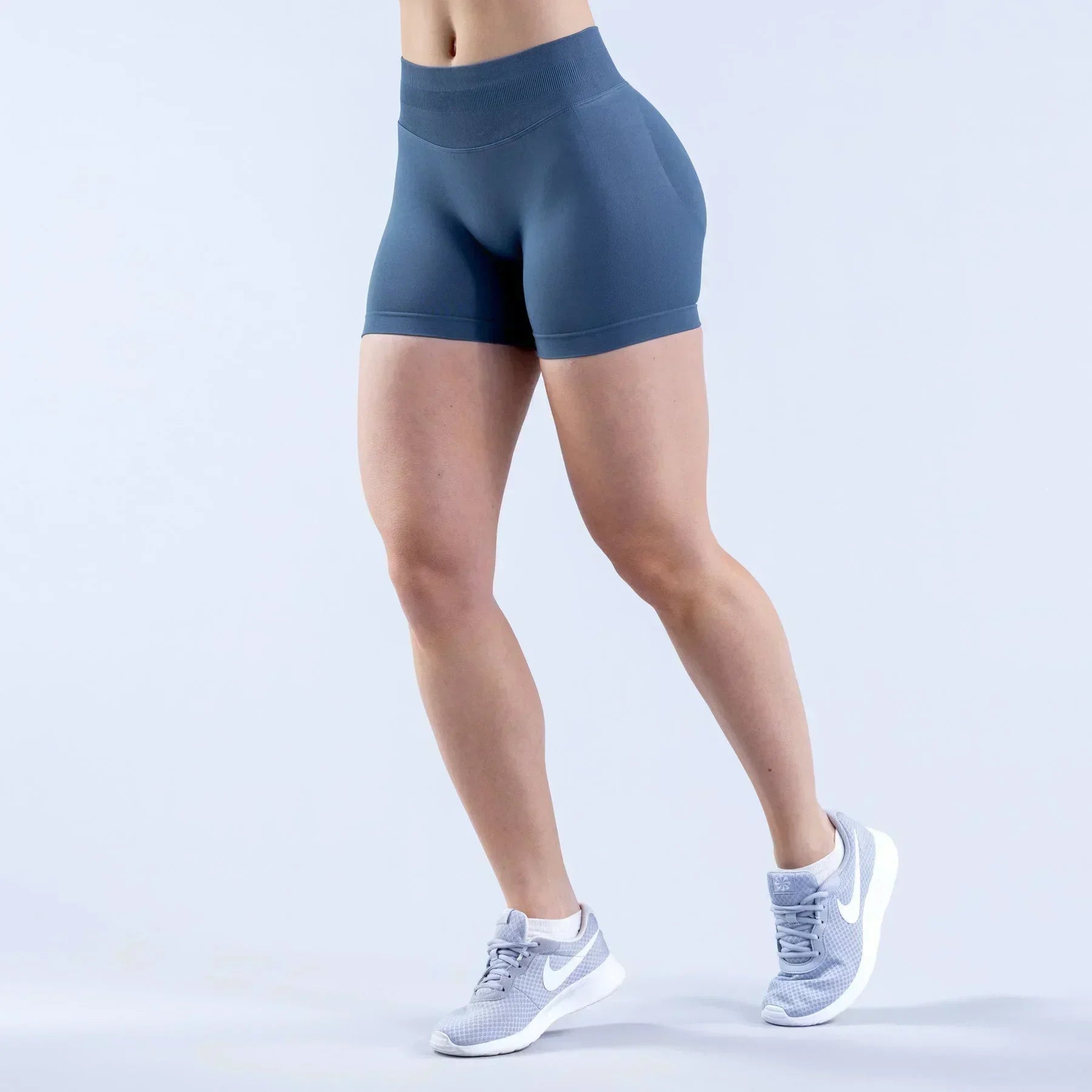 Summer High Waisted Yoga Shorts Fashionable and Sexy Running Fitness Pants Solid Color Yoga Leggings Customizable labels - Smarsty