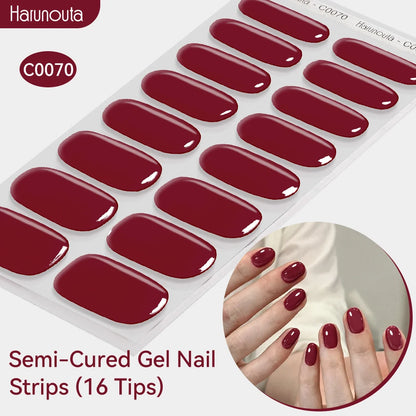 Gradient Auroras Gel Nail Strips for Easy DIY Manicure - Smarsty