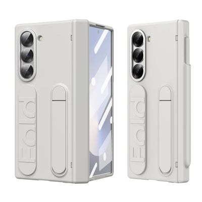 Galaxy Z Fold Case With Pen Slot Kickstand Shield Pro - Smarsty