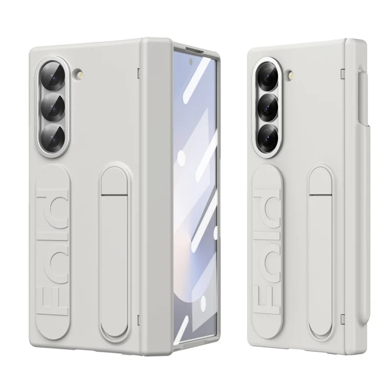 Galaxy Z Fold Case With Pen Slot Kickstand Shield Pro - Smarsty