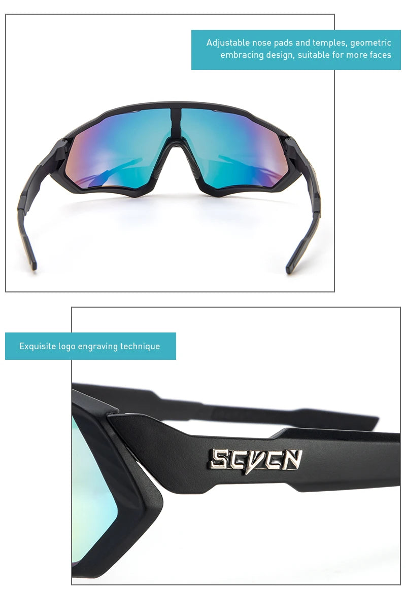 SCVCN  UV400 Sport Cycling Glasses Road Sunglasses Bicycle Eyewear Mountain Bike MTB Cycl Goggles running glasses