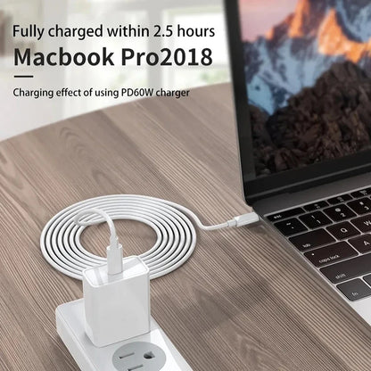 Fast Charging USB C to USB C Cable 60W Data Sync - Smarsty