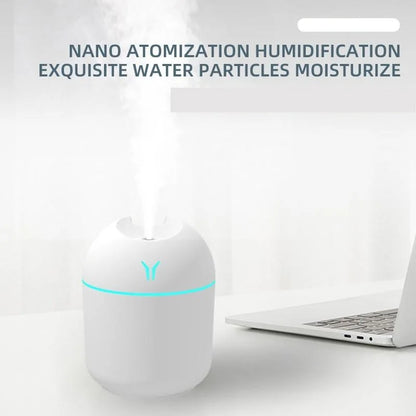 USB Mini Aroma Essential Oil Humidifier with LED Lamp - Smarsty