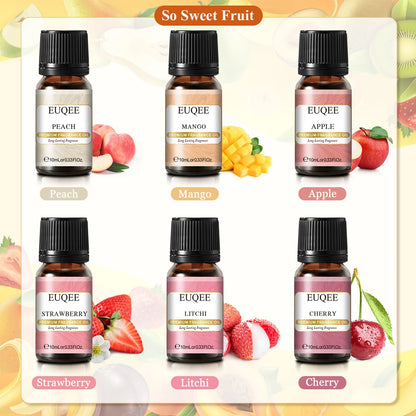EUQEE 6 Piece Fragrance Oil Set for Diffusers - Smarsty