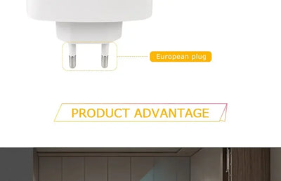 Motion Sensor LED Night Light for Bedrooms and Hallways - Smarsty