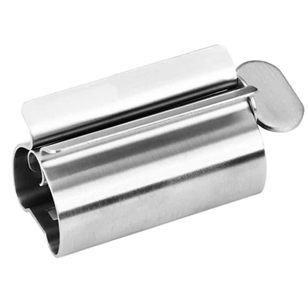 Bathroom Accessories Toothpaste Squeezer Tube Roller Stainless Steel Wringer Roller Rotate Dispenser for Ointments Cosmetics - Smarsty