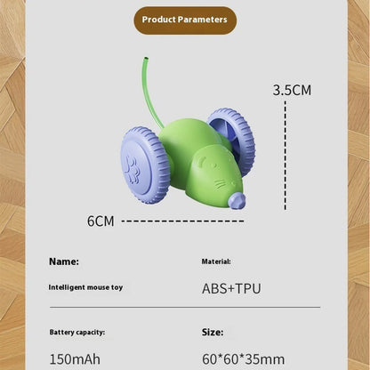 Interactive Electric Mouse Toy for Cats with Obstacle Avoidance - Smarsty