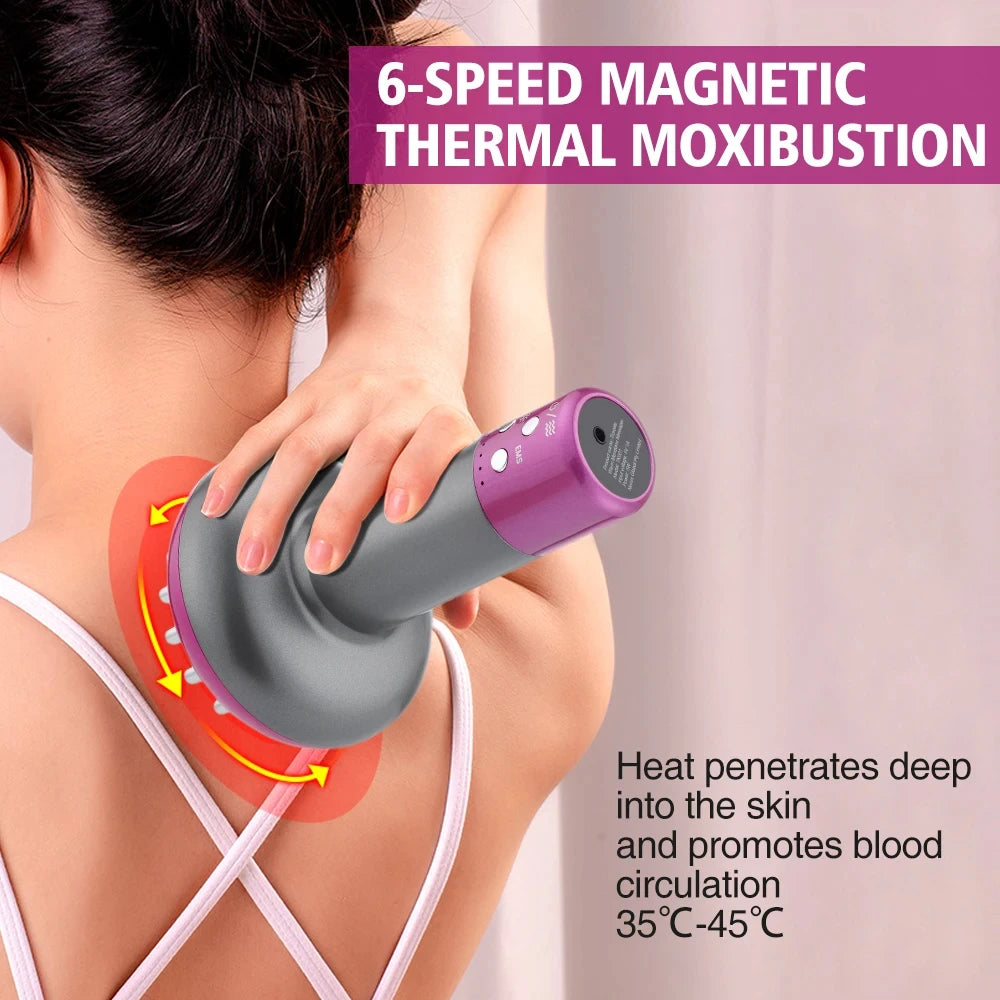 Rechargeable Guasha Massager for Body Shaping and Detoxification - Smarsty