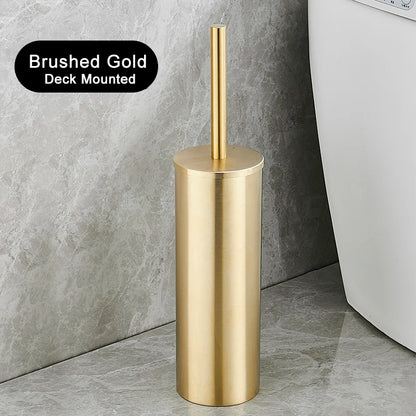 Stainless Steel Wall Mounted Toilet Brush Holder Accessory - Smarsty
