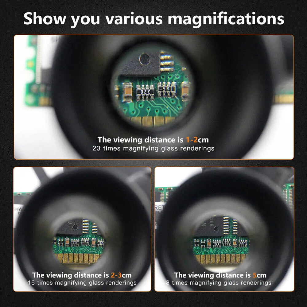 2X LED Magnifying Glasses for Watch Repair - Smarsty