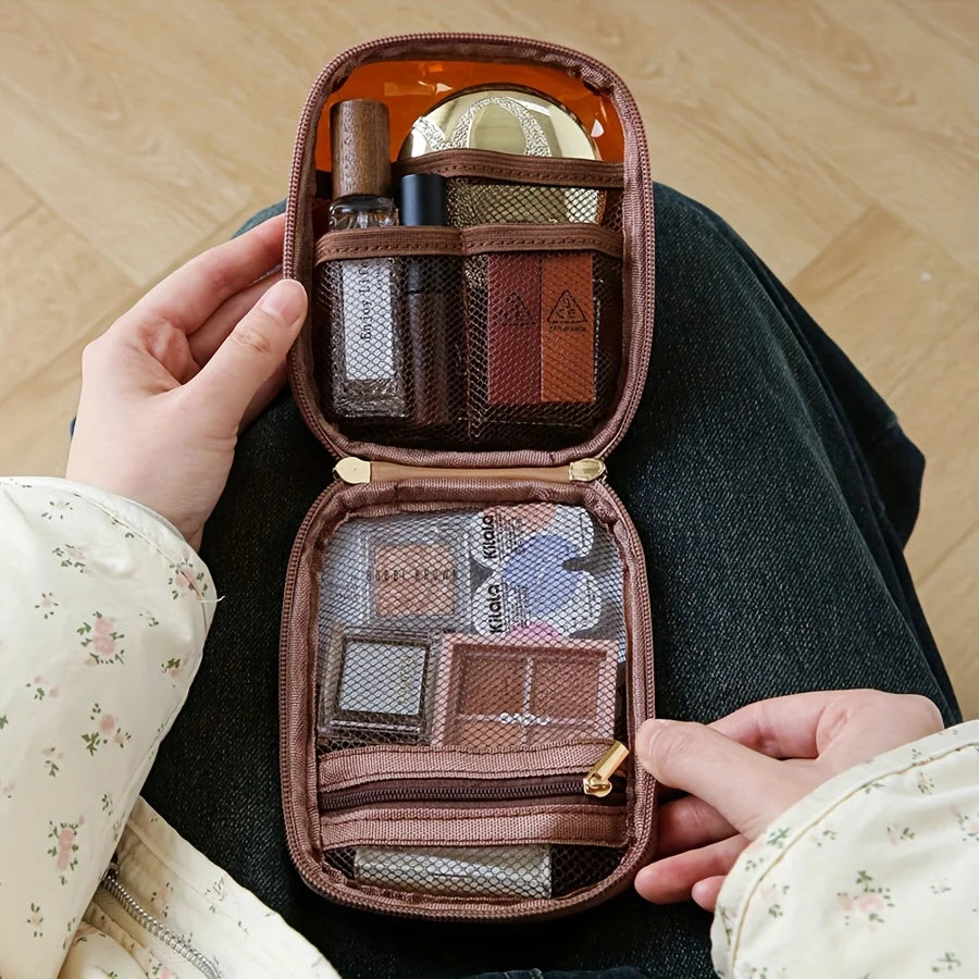 Luxurious Women Makeup Bag Portable Large Capacity Case - Smarsty
