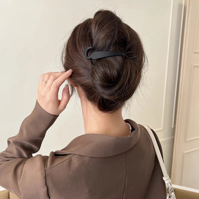 Elegant Banana Clips for Stylish Ponytails - 2 Pack - Smarsty