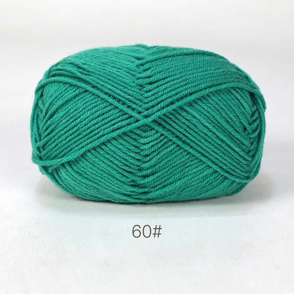 Soft Milk Cotton Yarn for Hand Knitting Projects - Smarsty