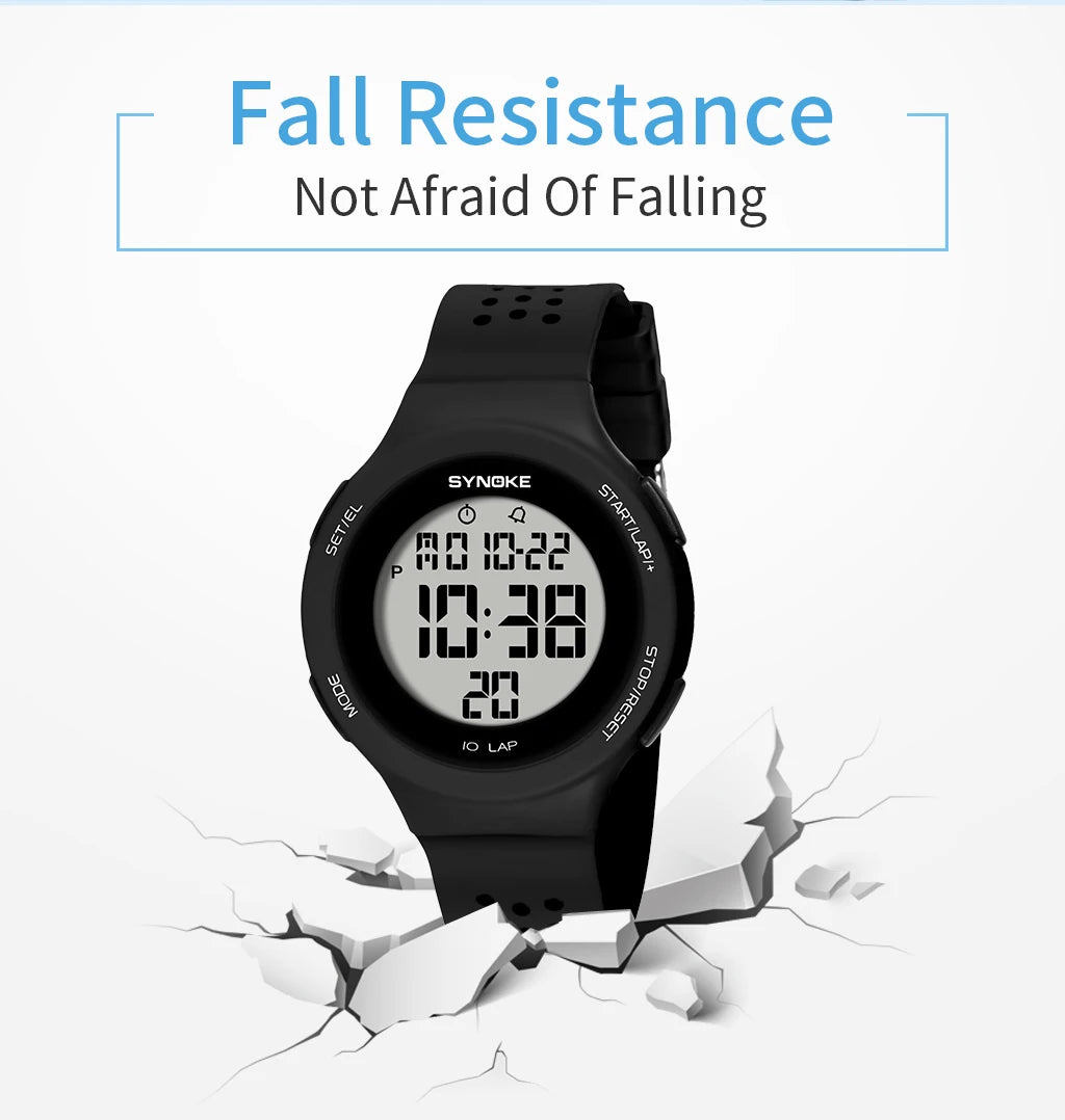 Waterproof Military Sport Watch for Men with LED Display - Smarsty