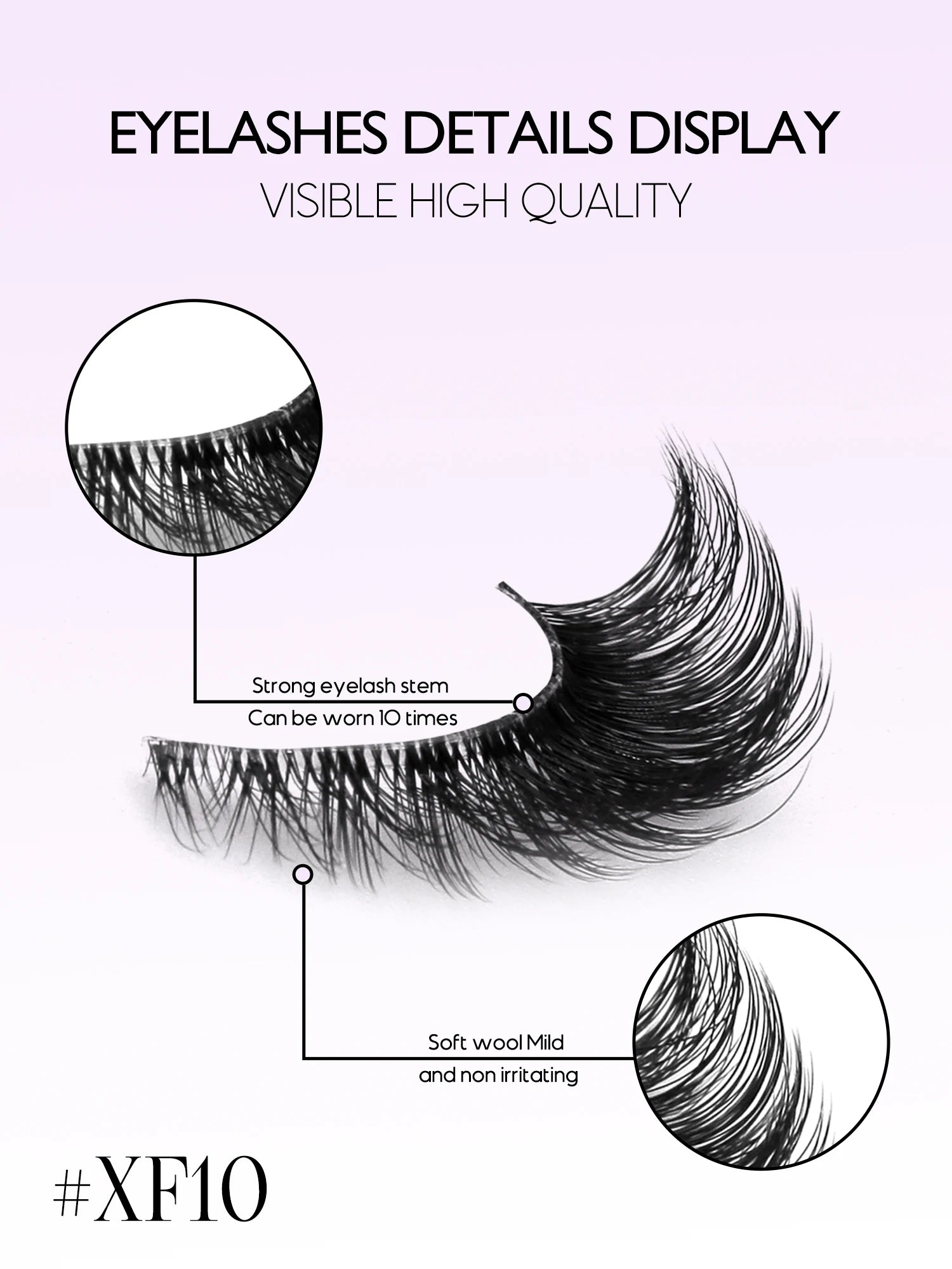 GROINNEYA Winged Cat Eye Faux Mink Lashes - Smarsty