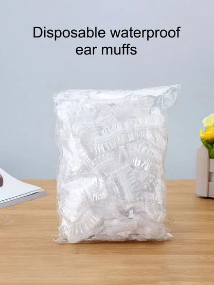 100PCS Waterproof Hair Dye Earmuffs for Ear Protection - Smarsty