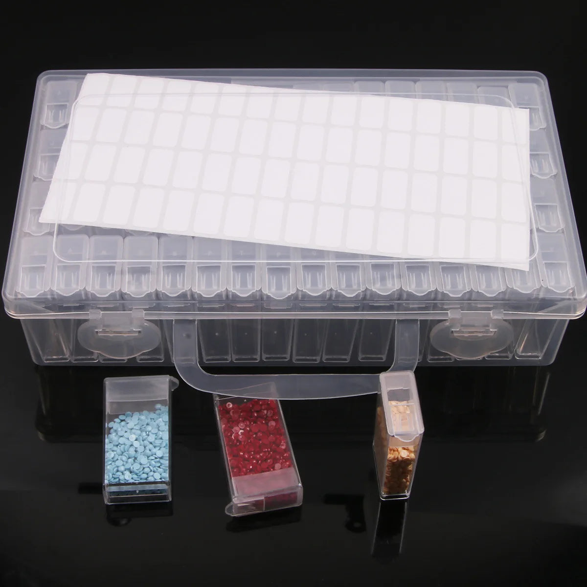 5D DIY Diamond Painting Tools Accessories Storage Box Container Diamond Embroidery Accessories Drill Box Mosaic Container Case - Smarsty