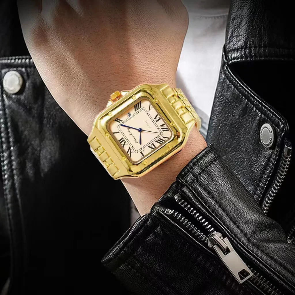 Luxury Stainless Steel Women's Quartz Watch with Calendar - Smarsty