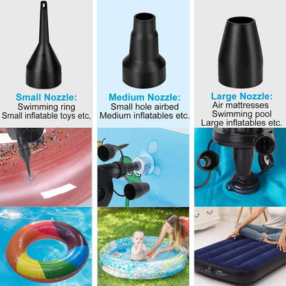 Portable Electric Air Pump For Home Camping And Car - Smarsty