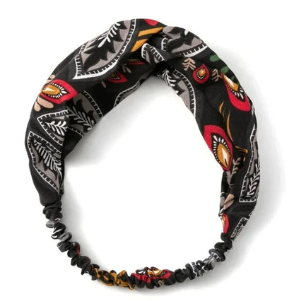 Bohemian Print Headbands For Women Comfortable Stretch - Smarsty