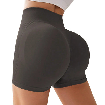 Women's High Waist Peach Lift Hip Sports Shorts Tight Yoga Shorts Shorts for Women Women's Shorts Summer Womens Shorts Elegant - Smarsty