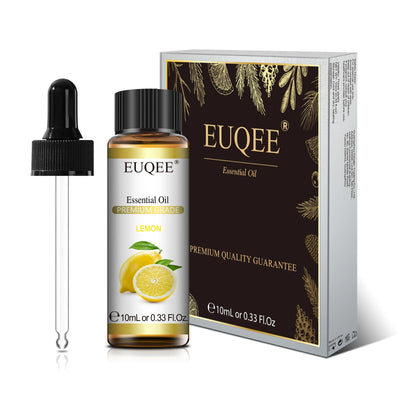 EUQEE 10ml Pure Natural Essential Oil Lavender Jasmine Eucalyptus Vanilla Sandalwood Sweet Orange Lemon Oregano Neroli Fragrance - Smarsty