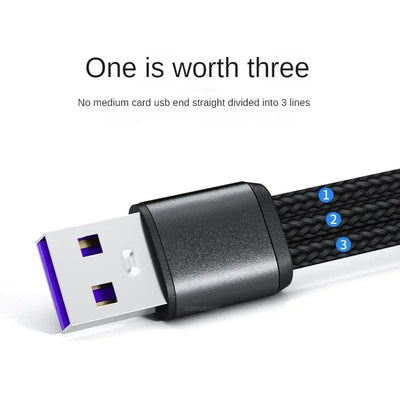 3 in 1 USB Charge Cable for Fast Mobile Charging - Smarsty