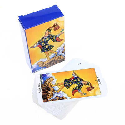 Hot Sell Rider Waite Tarot Card Divination Personal Use Tarot Deck Full English Spanish Version Oracles Deck for Girl Board Game by Smarsty