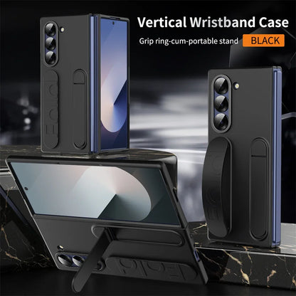 Premium Galaxy Z Fold Hand Strap Case With Folding Stand - Smarsty