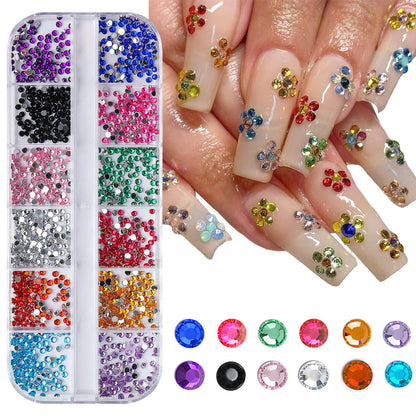 Shimmering Crystal Nail Art Rhinestones for Versatile Decoration - Smarsty
