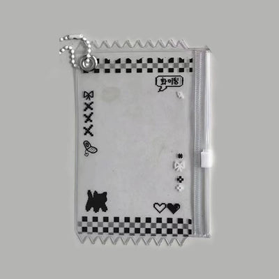 INS Transparent Candy Bag Badge Holder Korean Photocard Holder Display Bag Pendant Idol Photo Card Protective Cover Card Holder - Smarsty
