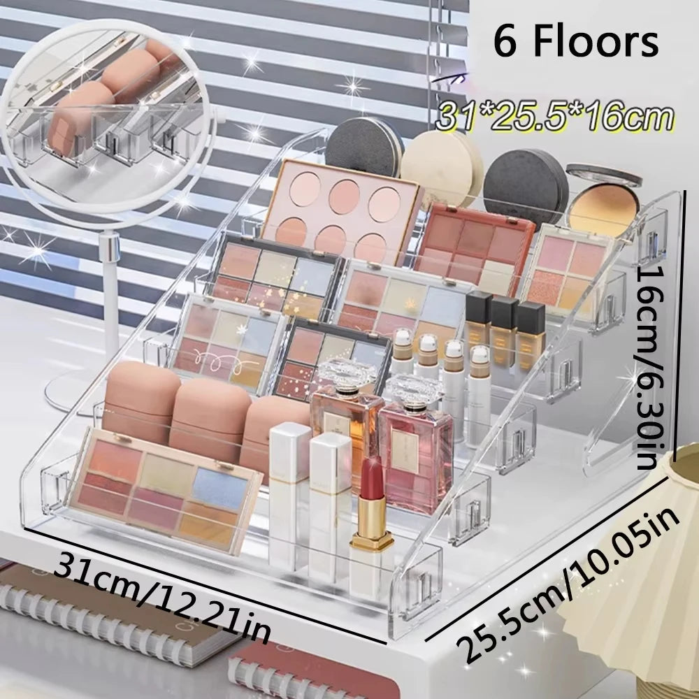 Acrylic Nail Polish Display Rack with Sturdy Multi-layer Design - Smarsty