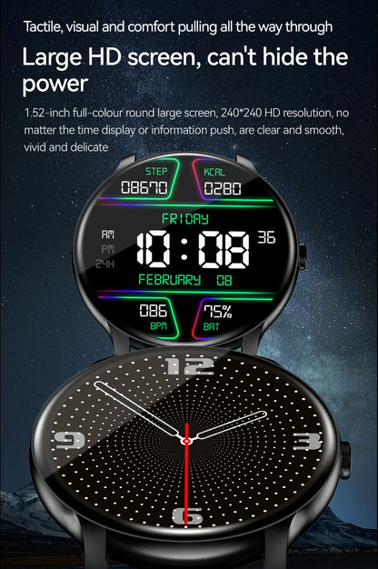 Smart Watch with Heart Rate and Sleep Monitor - Smarsty