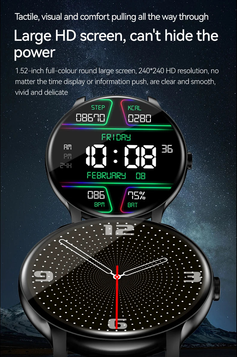 Smart Watch with Heart Rate and Sleep Monitor - Smarsty