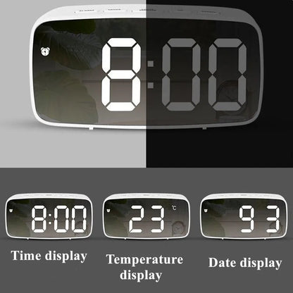 Acrylic Digital Alarm Clock with Voice Control Feature - Smarsty