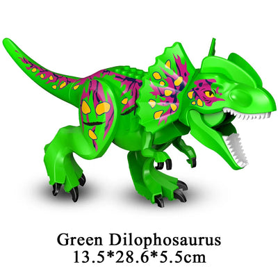 Jurassic Dinosaur World Brutal Raptor T-Rex Triceratops Indominus Rex Model Building Blocks Dino Velociraptor Figure Bricks Toys - Smarsty