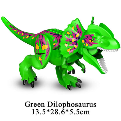 Jurassic Dinosaur World Brutal Raptor T-Rex Triceratops Indominus Rex Model Building Blocks Dino Velociraptor Figure Bricks Toys
