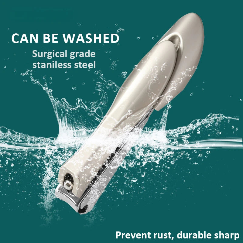 Stainless Steel Nail Clippers with Anti Splash Design - Smarsty
