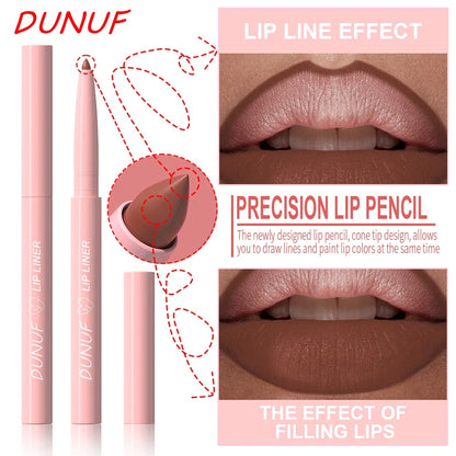 Matte Red Brown Lip Liner Pencil for Plump Lips - Smarsty