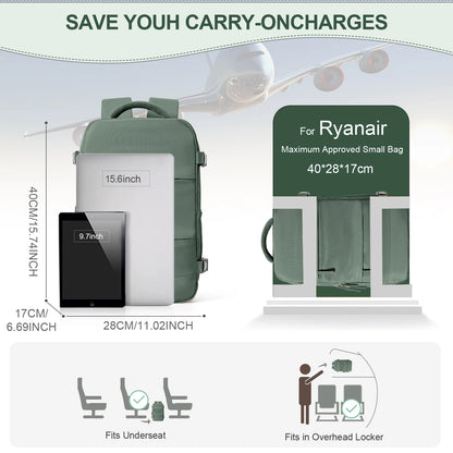 Ryanair Backpack 40x20x25 Cabin Bag Travel Backpack for Men Women Hand Luggage Leisure Laptop Backpack mochila para viaje cabina - Smarsty