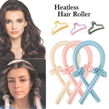Heatless Curling Rod Headband for Effortless Silk Curls - Smarsty