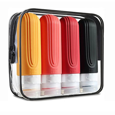 Leakproof Silicone Travel Bottles Set for Cosmetics - Smarsty