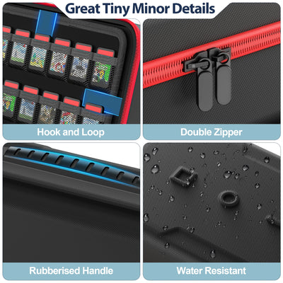 Large Waterproof Carrying Case for Nintendo Switch - Smarsty