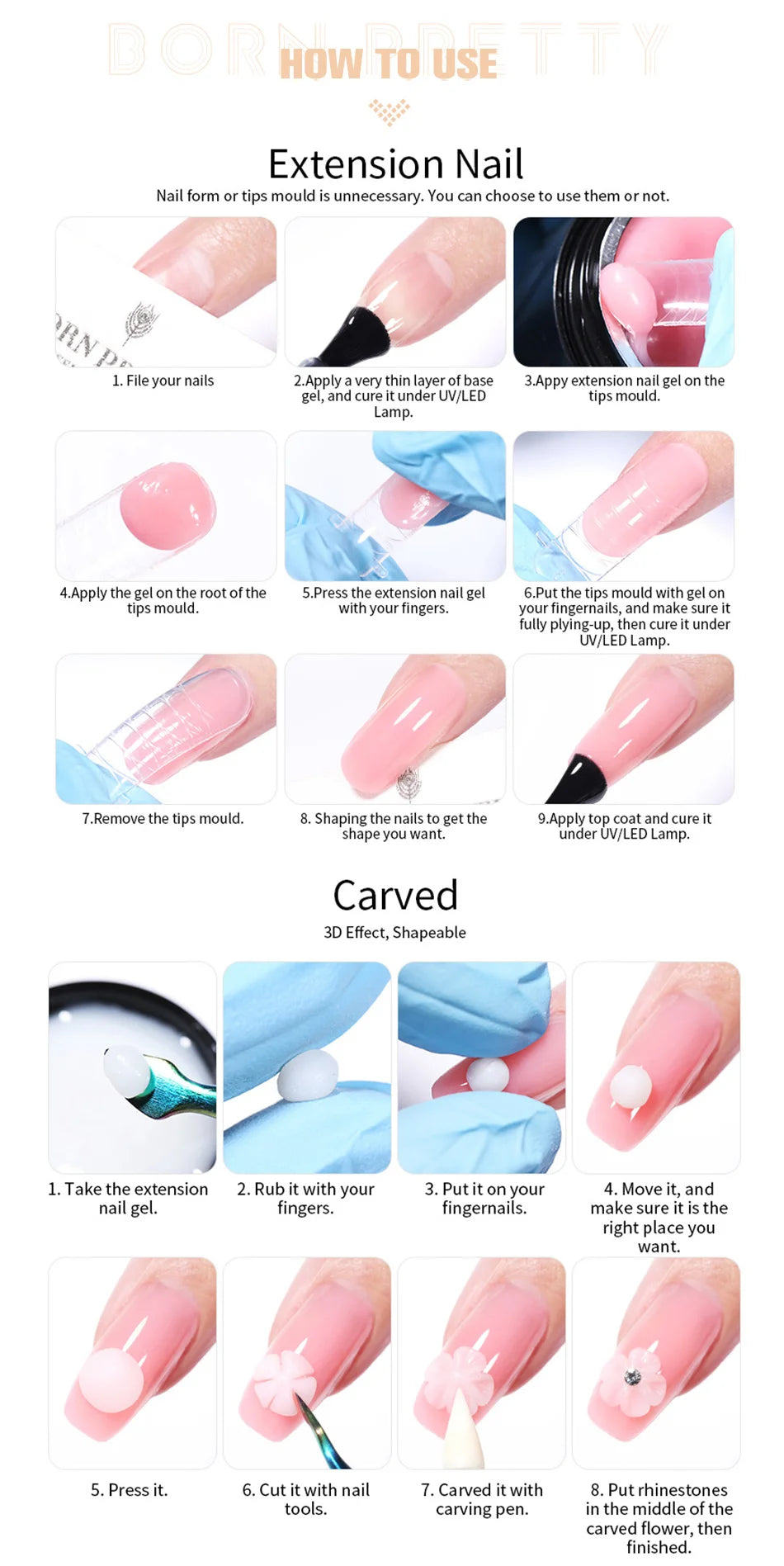 Born Pretty 15ml Non Stick Gel Polish for Nail Art - Smarsty