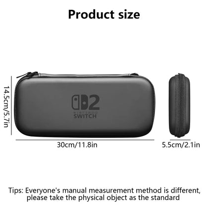 Slim Waterproof Carrying Case for Nintendo Switch 2 - Smarsty