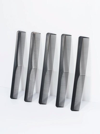 5pcs Carbon Fiber Cutting Combs Set for All Hair Types - Smarsty