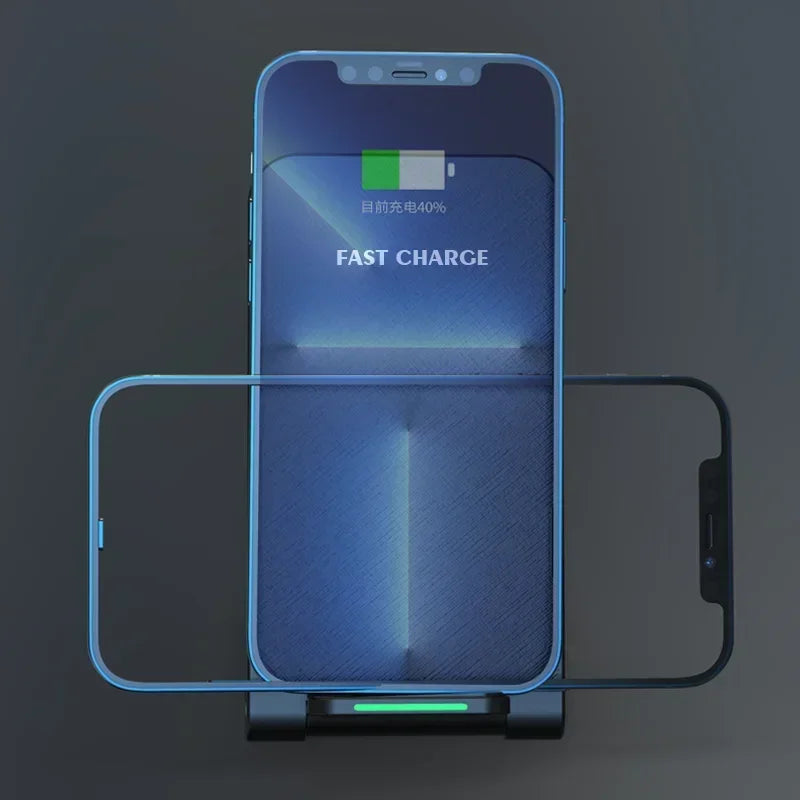 Wireless Charger Station With Stand And Fast Charging - Smarsty