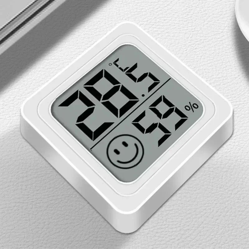 1/2/3/4/6PCS Mini LCD Digital Thermometer Hygrometer Indoor Room Temperature Humidity Meter Sensor Gauge Weather Station Set