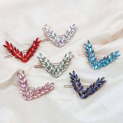 Luxury Crystal Hair Clip for Women with V Shape Design - Smarsty