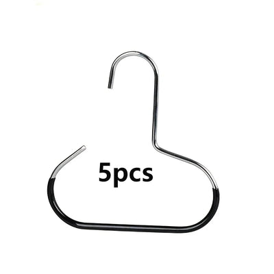 1/2/5pcsVersatile Manganese Steel Round Hook - Perfect for Hats, Ties, Scarves & Bags, Strong Load-Bearing, Non-Deformable - Smarsty